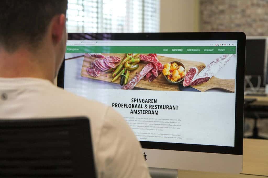 Bram en de website van Spingaren