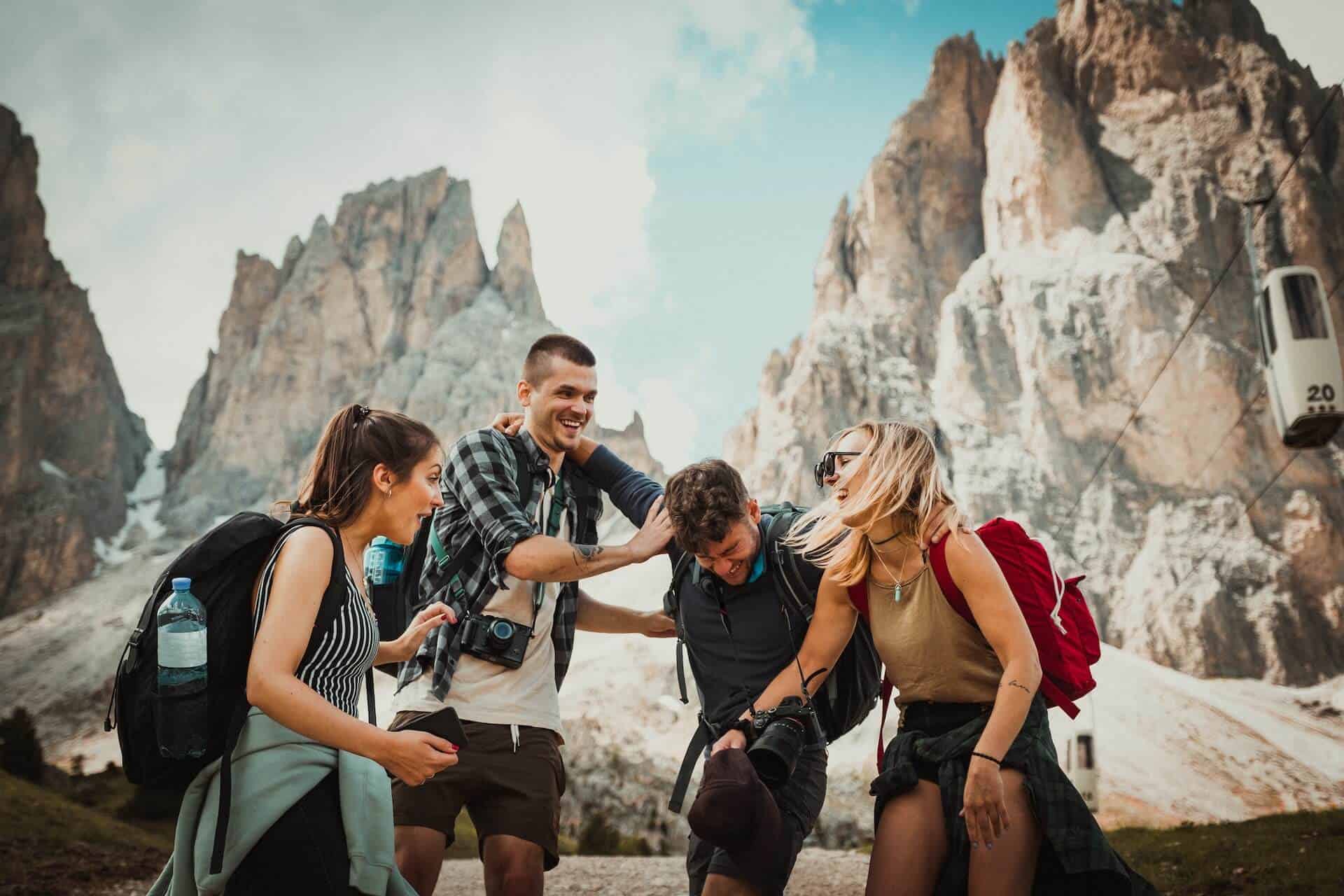 Sfeerfoto van de reizigers van Duke Travel