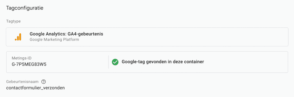 google tag manager tag