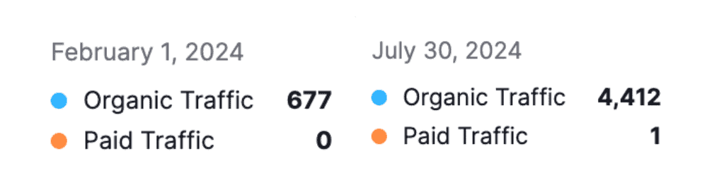 Sonnemans SEO resultaten en groei