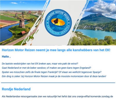 Horizon nieuwsbrief