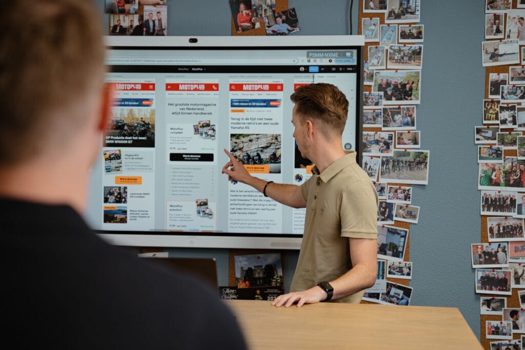 Peter presenteert responsive webontwerp