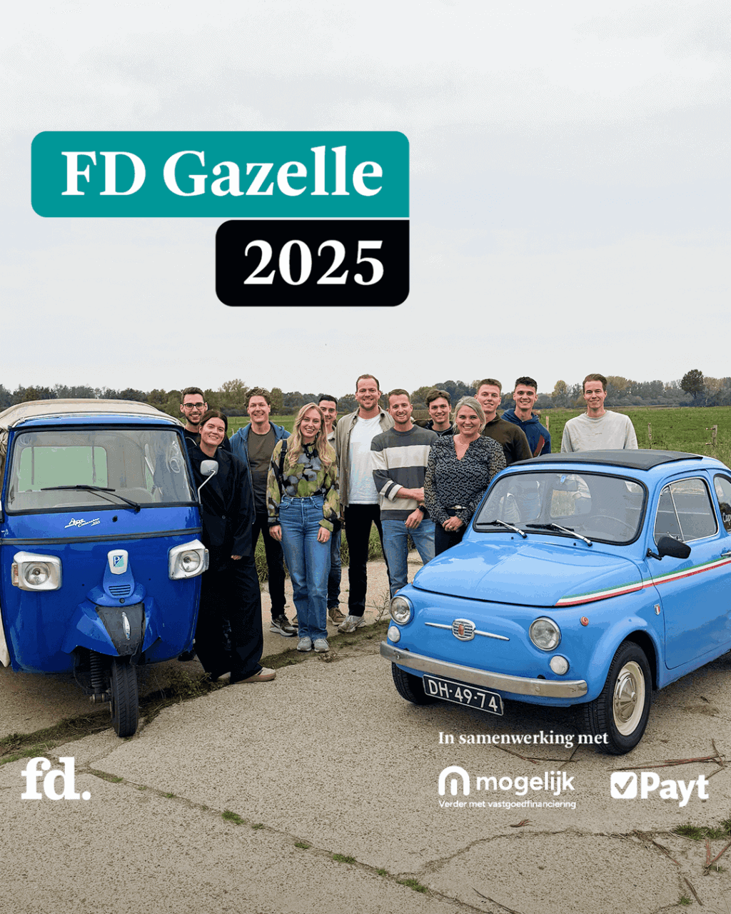 Drie ⴾ digitaal FD Gazelle 2025