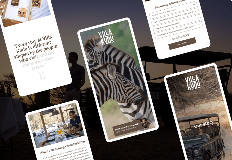 Mobiel villa kudu zuid afrika